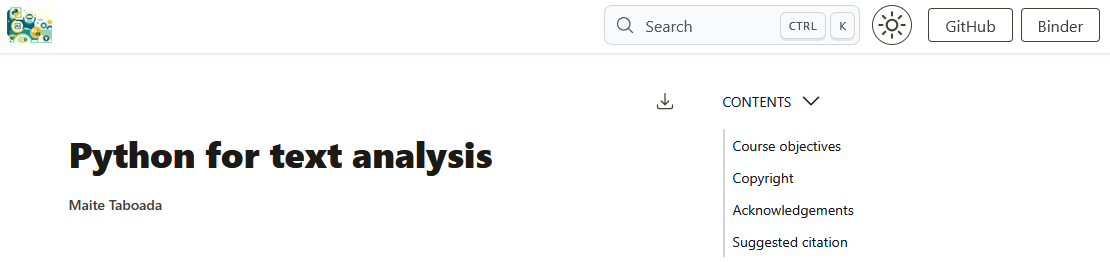 buttons for interaction